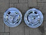 1956 Oldsmobile Fiesta Hubcaps/wheel Covers - 15 Set Of 2. Fixed Price $195.00.
