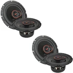 2 Pairs (4) Cerwin-vega 3-WAY Coaxial Speakers (6.5", 340 Watts Max). Fixed Price $143.99.