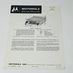 1960 Motorola Simca Mopar 704 Radio Service Manual Parts List Auto Car. Fixed Price $22.36.