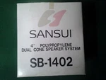 Sansui SB-1402 4" Polypropylene Dual Cone Car Stereo Speaker SYSTEM-NEW-SHIP24HR. Fixed Price $118.88.