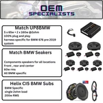 Bmw Dsp Amp & Full Speaker Upgrade Tier 6.5 Hifi With 8CH Pre 2019. Fixed Price $2153.68.