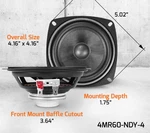 Prv Audio 4MR60NDY4 Pro Full Spkr Neo Midrange Wt Ohm. Fixed Price $39.91.