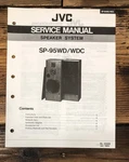 Jvc SP-95 Wd Speaker Service Manual *original*. Fixed Price $9.97.
