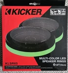 Kicker 1/2" Multi-color Led Lighted Speaker Rings 50KLSR65 Weatherproof. Fixed Price $59.99.