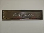 1961-1962 Chrysler Newport Instrument Panel Radio Delete Plate Cover 2162145 Nos. Fixed Price $86.88.
