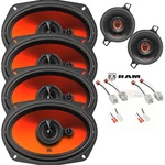 Jbl STAGE1962M 6X9" Front-rear Speakers + Dash For 2009-2025 Dodge Ram 1500. Fixed Price $252.99.