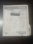 Sony XR-510 Service Manual Original Repair Book Fm/am Cassette Car Stereo. Fixed Price $49.99.