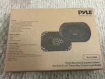 Pyle PL4163BK 3-WAY Universal Car Stereo Speakers 300W 4" 6" Triaxial. Fixed Price $30.00.