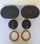 Focal Car Speakers 6X9" & 4" Access 100CA1 690CA1 100W 80W Made In France. Fixed Price $360.10.