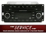 Remanufacture Service For 2012-17 Jeep Wrangler Radio Am Fm Cd P05091198AB. Fixed Price $157.25.