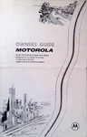 Vintage Owners Guide Motorola Model TM316M Auto Radio Booklet. Fixed Price $17.00.