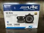 Alpine S2-S40 S-series 4" 2-WAY Coaxial Speakers. Fixed Price $79.95.