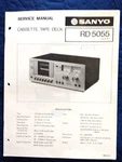 Sanyo RD5055 Cassette Tape Deck Original Service Repair Manual. Fixed Price $16.94.