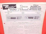 1964 Rambler American Convertible Bendix Radio Service Shop Manual Brochure. Fixed Price $26.99.