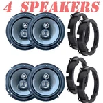 4 Soundstream AF653 300W 6.5" Front/rear Speakers For 1999-2015 Volkswagen Jetta. Fixed Price $120.99.
