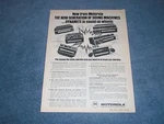 1975 Motorola 8-TRACK Car Stereos Vintage Ad "dynamite Sound On Wheels". Fixed Price $9.99.