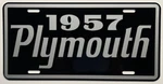 1957 Plymouth Metal License Plate Fury Belvedere Savoy Plaza Classic Custom. Fixed Price $23.90.