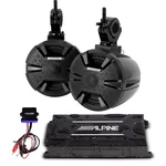 Alpine PSS-SX01 Weather Resistant Side By Roll Bar Speaker System With Amp. Fixed Price $699.99.
