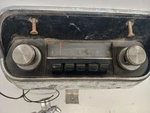 Vintage Mustang Am Radio With Origanal Mounting Bracket (1968). Fixed Price $175.00.