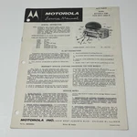 1959 Ford Motorola Radio 95MF B9FA-18806-B Service Manual Schematics Part List. Fixed Price $22.36.