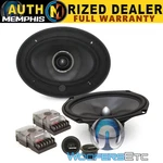 Memphis MCX69C 6"X9" 120W Carbon Fiber Component Speakers Tweeters Crossovers. Fixed Price $249.99.
