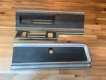 1968 1969 Dodge Dart Dash Radio, Fan, Glovebox Bezel 2864514 & 2889444. Fixed Price $165.00.