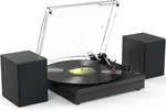 Retro Vinyl Record Player With Bluetooth, Speakers, And Rca Output. Fixed Price $207.99.