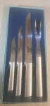 Ads Ay Industries Carving Set, 3 Stainless Knives And Fork The Original Box. Fixed Price $34.99.