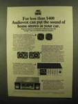 1980 Audiovox Ad COSC-5A, Tryvox 30 Speakers. Fixed Price $17.99.