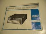 Orig Realistic/radio Shack Owner Manual 12-1801 For Model 12-1800 Car 8-TRACK. Fixed Price $12.95.
