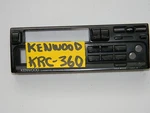 Kenwood Cassette Radio Faceplate Model KRC-360 Tested Good Guaranteed. Fixed Price $13.00.