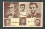 1948 Ppc Abraham Lincoln 6 Images Of Him During Important Dates His. Fixed Price $6.25.