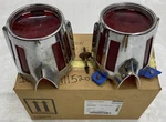 1958 Oldsmobile Tail Lights 88 98 Brake Lamps Chrome Housing Trim Molding. Fixed Price $399.83.
