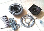 Audiovox 4" Car Auto Speakers Pair 25 Watts 4/8 Ohm New. Fixed Price $32.92.