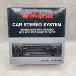 Vintage 80S Nos Majestic Cassette Car Stereo Am/fm Radio Mcr 280 (untested). Fixed Price $65.00.