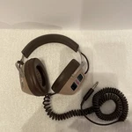 Vtg Realistic Koss Headphones Custom Pro Stereo Usa 1/4" Jack Brown. Fixed Price $25.00.