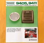 Original Vintage Pioneer 9405 And 9411 Automotive Speakers Sales Brochure. Fixed Price $14.95.