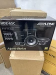 Alpine HDZ-65C Status Series 6-1/2" Component Car Speakers Brand New Sealed. Fixed Price $730.00.