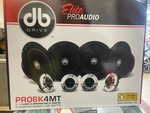Db Drive Elite PRO6K4M (4 6.5" Midrange Component) & 2 Tweeters 500 Watts New. Fixed Price $198.75.