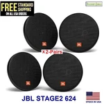 2-PAIRS Jbl STAGE2 624 6.5" 6-1/2 Inch Car Audio 2-WAY Coaxial Speakers 240W Max. Fixed Price $108.95.