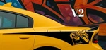 Demonpack Charger Quarter Panel Vinyl Overlay Kit Custom Side Decal Graphic. Fixed Price $65.00.