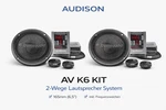 Factory Seconds Audison Av K6 Kit 2-WAY Speaker System 1.1 + 6.5 C.... Fixed Price $340.64.