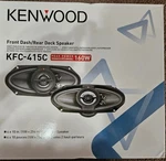 Kenwood KFC-415C 2-WAY 4IN. X 10IN. Car Speakers System. Fixed Price $45.00.