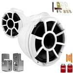 Wet Sounds REV10W-X 10" White Fixed Tower Speakers With Nautique G Adapter. Fixed Price $1649.98.