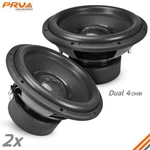 2X Prv 12" Car Subwoofer 2000 Watts Dual Ohm RS12-SUBD4 High Excursion Pair. Fixed Price $379.82.
