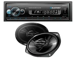 Blaupunkt VERMONT72 1-DIN Bluetooth Receiver +2X Pioneer TS-G6930F 6X9" Speakers. Fixed Price $124.99.