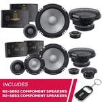 Alpine R-series R2-S652, R2-S653 6.5" 2-WAY & 3-WAY Component Pro Speakers. Fixed Price $1149.91.