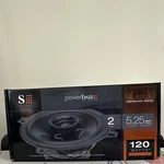 Powerbass S-5202 Autosound Series 5.25IN 2-WAY Coaxial Speakers 40W Rms. Fixed Price $50.00.