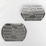 Vintage Chrome Musical Note Speaker Grill Cover Package Tray 6X9 Lowrider Pair. Fixed Price $46.95.