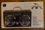 Black Boombox Couture Led Lights Retro Bluetooth Speaker Radio Remote Control Sd. Fixed Price $54.99.
